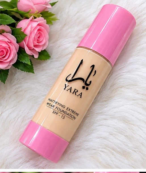 YARA foundation Matifying Extreme wear foundation SPF 15