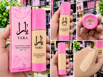 YARA foundation Matifying Extreme wear foundation SPF 15