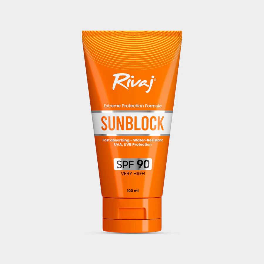 Rivaj SPF 90 Sunblock: Extreme UVA/UVB Protection Formula