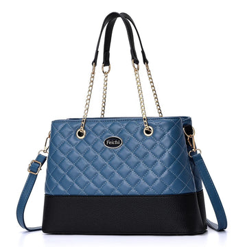 Feichi Luxury Quilted Crossbody Tote Bag