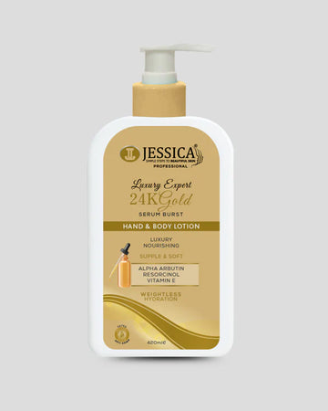 Luxury 24K Gold Serum Burst Body Lotion by Jessica